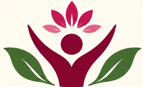 Saksham's original women-led empowerment floral brand emblem